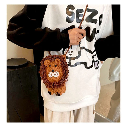 Lion Bag Crochet Bag