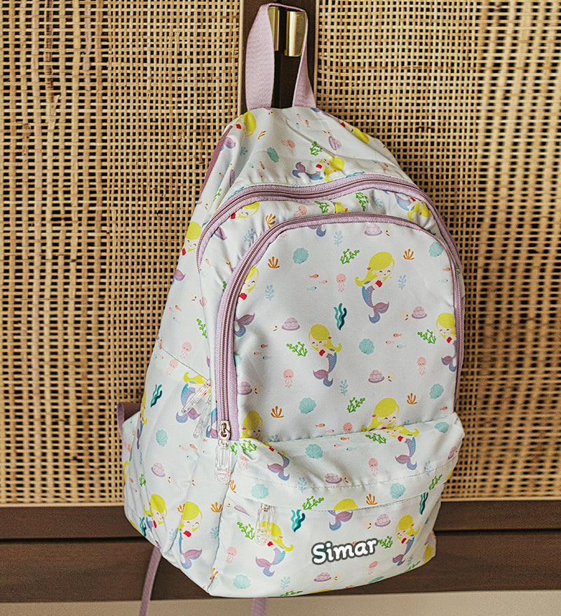 Printed Backpack