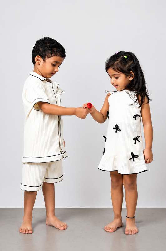 The dress up sibling set - Dress + Co-ord set Bundle