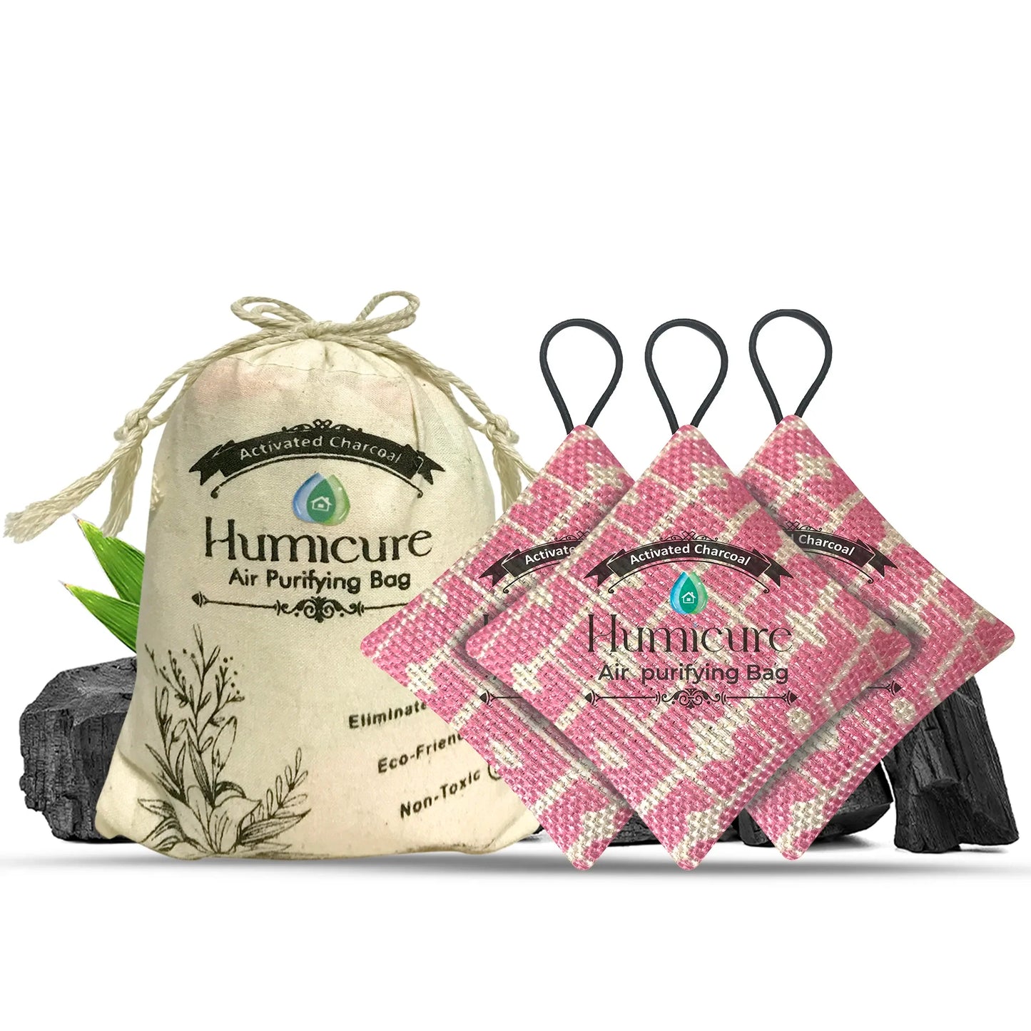 Humicure Activated Charcoal Air Purifier & Odor Remover 3 100g
