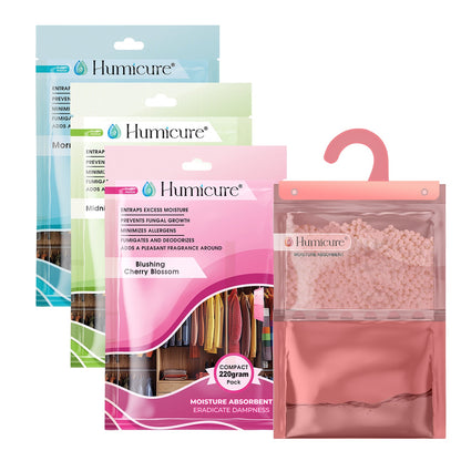 Humicure Moisture Absorber Hanging Bags - 220g / 500ml Midnight Jasmine 12
