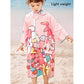 Pink Bunny Lightweight Microfibre Hooded Swim Poncho/ beach coverup towel for Kids - Little Surprise BoxPink Bunny Lightweight Microfibre Hooded Swim Poncho/ beach coverup towel for Kids