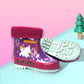 Pink Fox Flexible Rubber Rain Gumboots for Toddlers and Kids - Little Surprise BoxPink Fox Flexible Rubber Rain Gumboots for Toddlers and Kids