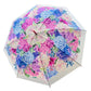 Pink Hydrangea Bunch Floral Print Translucent All-season Umbrella for kids & Adults - Little Surprise BoxPink Hydrangea Bunch Floral Print Translucent All-season Umbrella for kids & Adults
