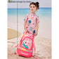 Pink Rabbit Face, Waterproof Swimming Bag/ Beach Bag - Little Surprise BoxPink Rabbit Face, Waterproof Swimming Bag/ Beach Bag