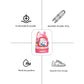 Pink Rabbit Face, Waterproof Swimming Bag/ Beach Bag - Little Surprise BoxPink Rabbit Face, Waterproof Swimming Bag/ Beach Bag