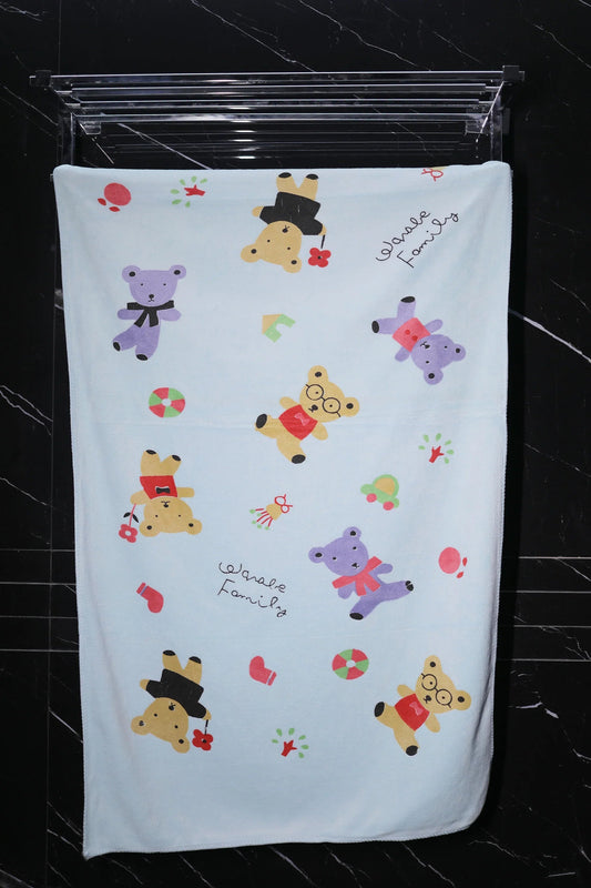 Kids Towel Pooh Print Towel