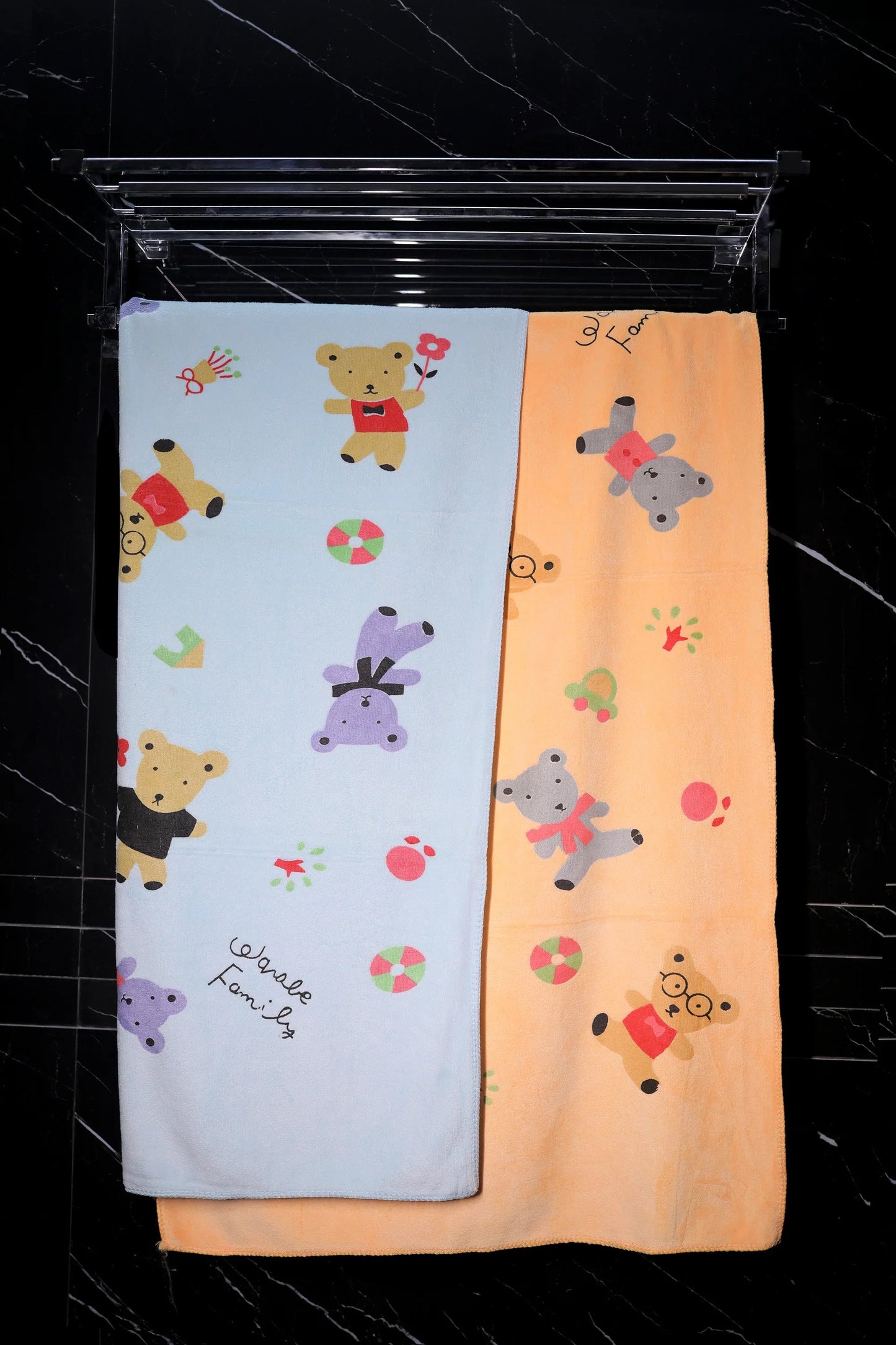 Kids Towel Pooh Print Towel