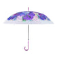 Purple Hydrangea Bunch Floral Print Translucent All-season Umbrella for Kids & Adults - Little Surprise BoxPurple Hydrangea Bunch Floral Print Translucent All-season Umbrella for Kids & Adults