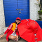 Red Riding Hood theme, Unique Spanish Patio Style Kids Umbrella, 5-12 years,Red - Little Surprise BoxRed Riding Hood theme, Unique Spanish Patio Style Kids Umbrella, 5-12 years,Red