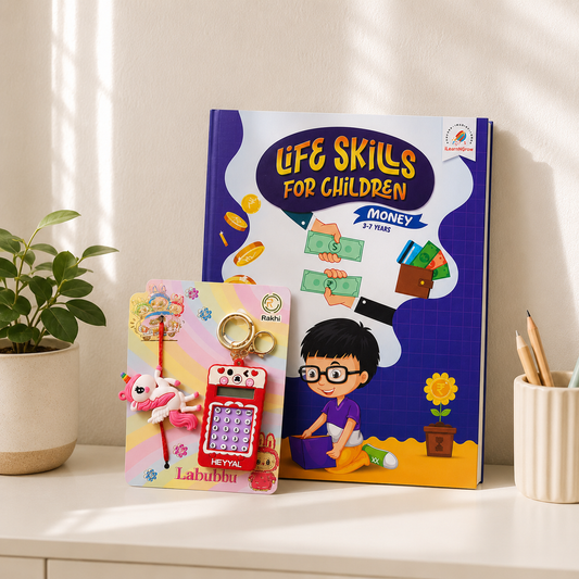 iLearnNGrow Financial Literacy Rakhi Combo