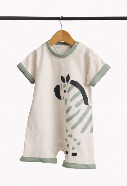Safari Zebra Romper