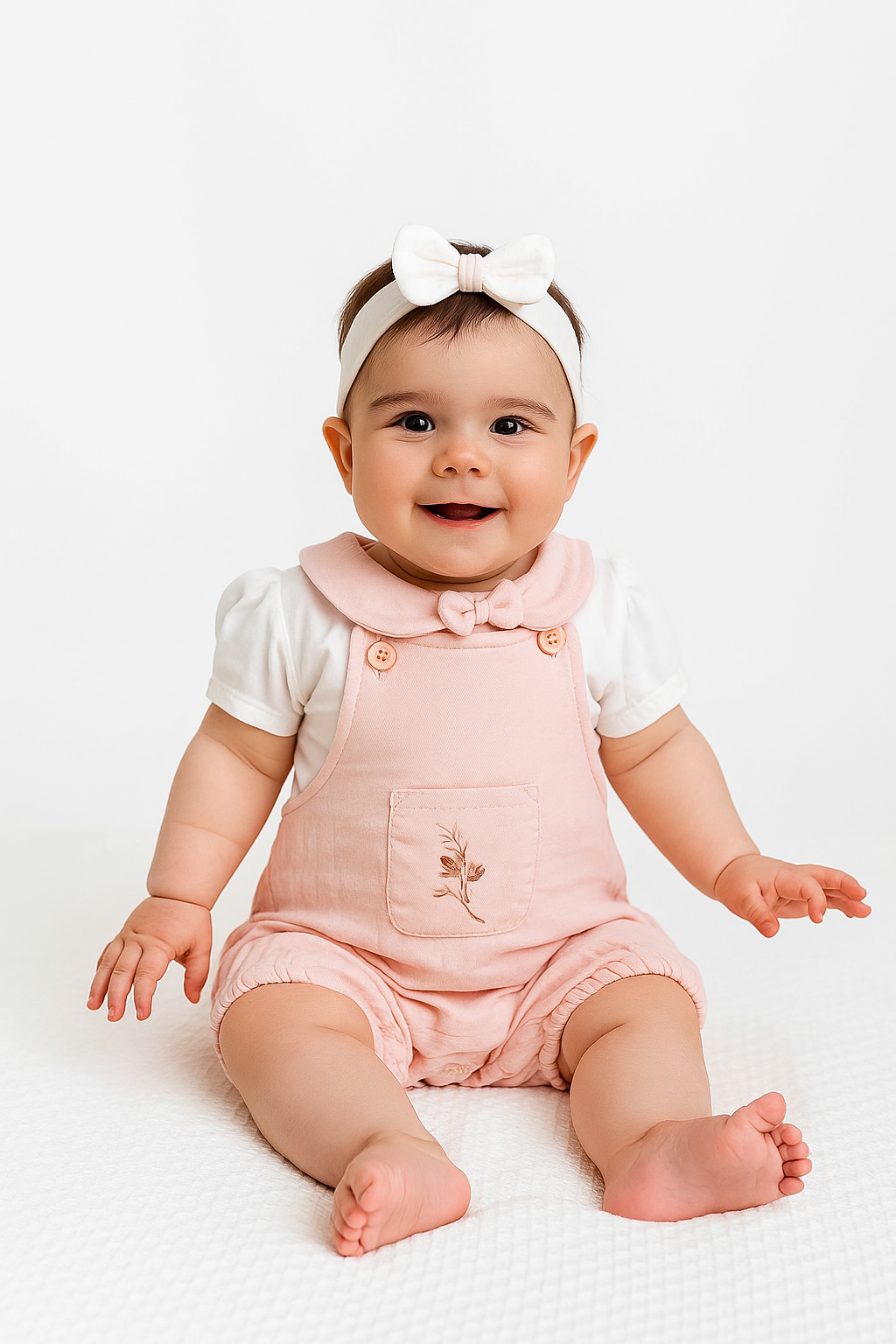 Short Sleeve T-Shirt & Dungaree Set
