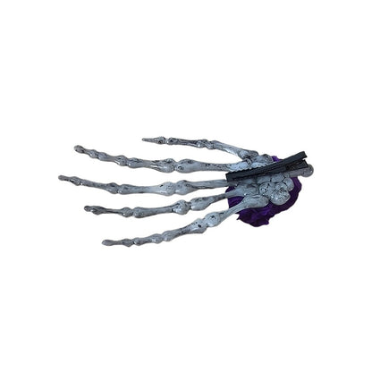 Skeleton Hand Hair Clip – Purple