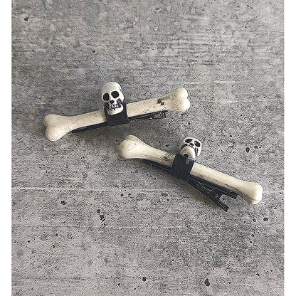 Skull & Bone Hair Clip