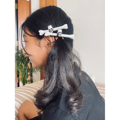 Skull & Bone Hair Clip