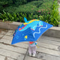 Splashing Dino theme, Canopy Shape Umbrella for Kids, 2-6yrs. - Little Surprise BoxSplashing Dino theme, Canopy Shape Umbrella for Kids, 2-6yrs.