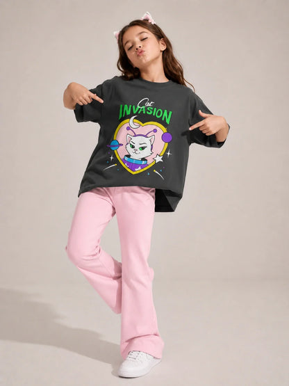 Cat Invasion Bootcutpant Set