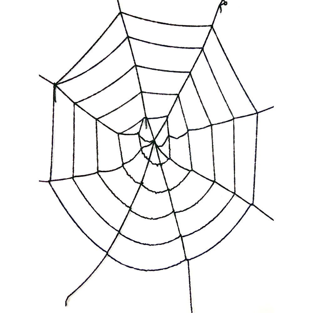 Black Spider Web – 4 ft