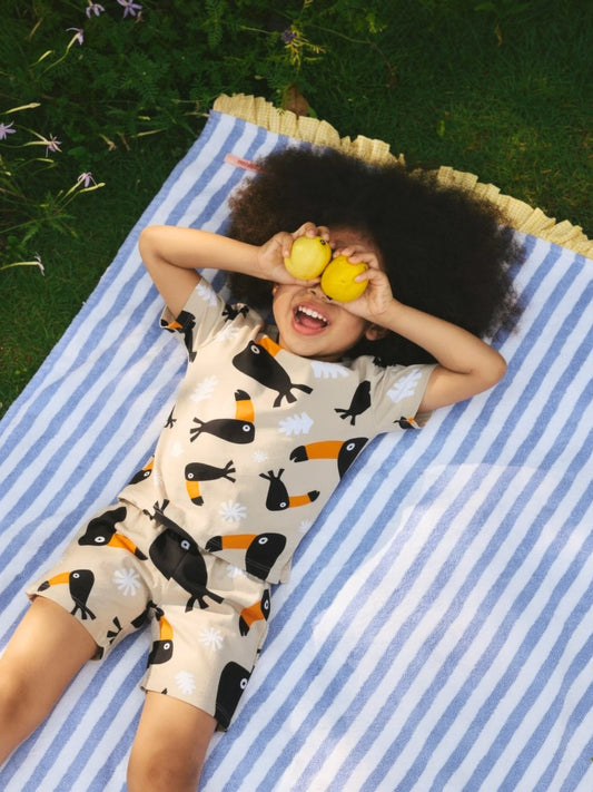 Premium Playful Toucan Oversized Cord Set (Unisex)