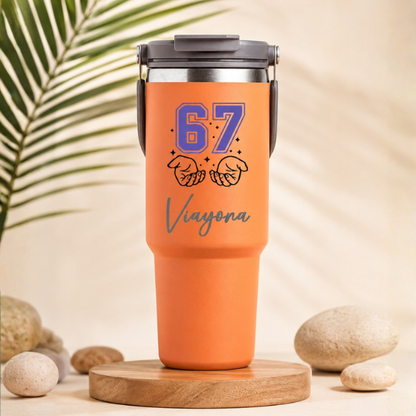 Tumbler With Handle (900 ML)