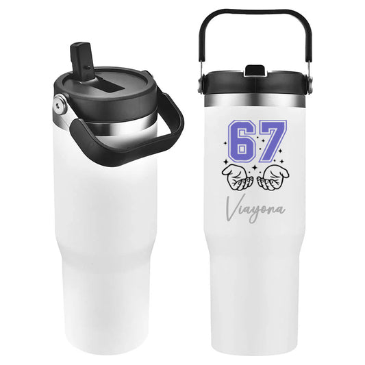 Tumbler With Handle (900 ML)