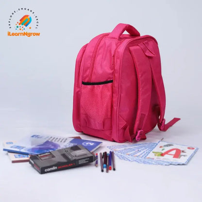 Unicorn Theme School Bag for Kids – Lightweight Pink Shoulder Bag for Girls