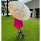 Yellow Stem, Chinese Canopy Style Rain and All season Umbrella - Little Surprise BoxYellow Stem, Chinese Canopy Style Rain and All season Umbrella