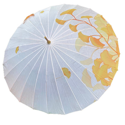 Yellow Stem, Chinese Canopy Style Rain and All season Umbrella - Little Surprise BoxYellow Stem, Chinese Canopy Style Rain and All season Umbrella