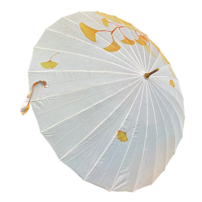Yellow Stem, Chinese Canopy Style Rain and All season Umbrella - Little Surprise BoxYellow Stem, Chinese Canopy Style Rain and All season Umbrella